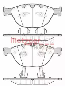 Комплект тормозных колодок METZGER 0958.10